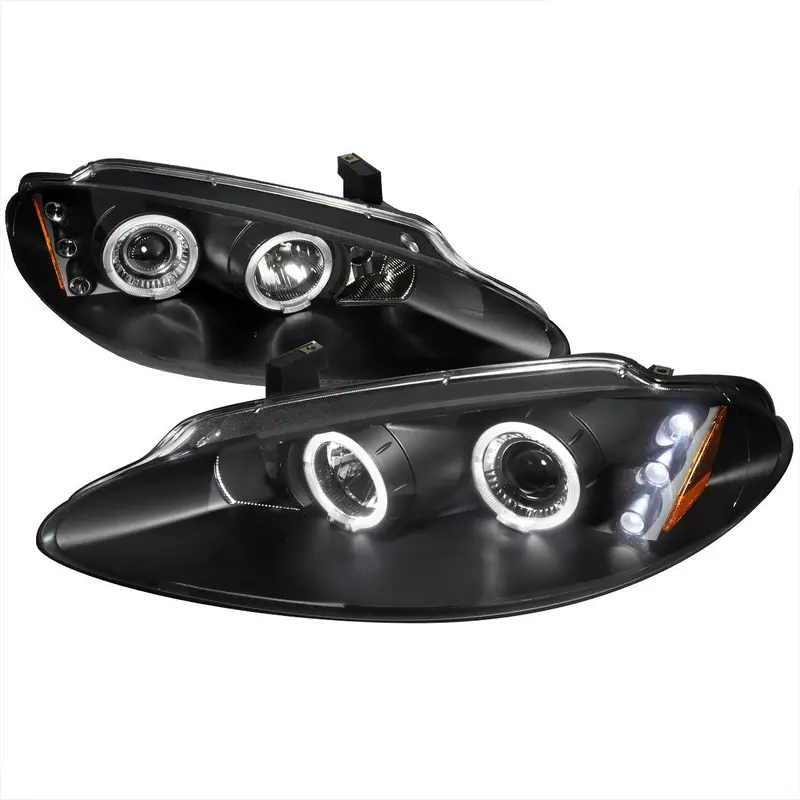 Spec-D 98-04 Dodge Intrepid Halo Projector Headlights Black 1