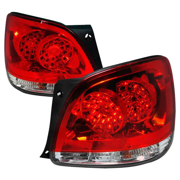 Spec-D 98-05 Lexus Gs300 Gs400 Gs430 Led Tail Lights Red/Clear 1