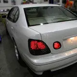 Spec-D 98-05 Lexus Gs300/Gs400/Gs430 Tail Lights Led Chrome Red Smoked 2