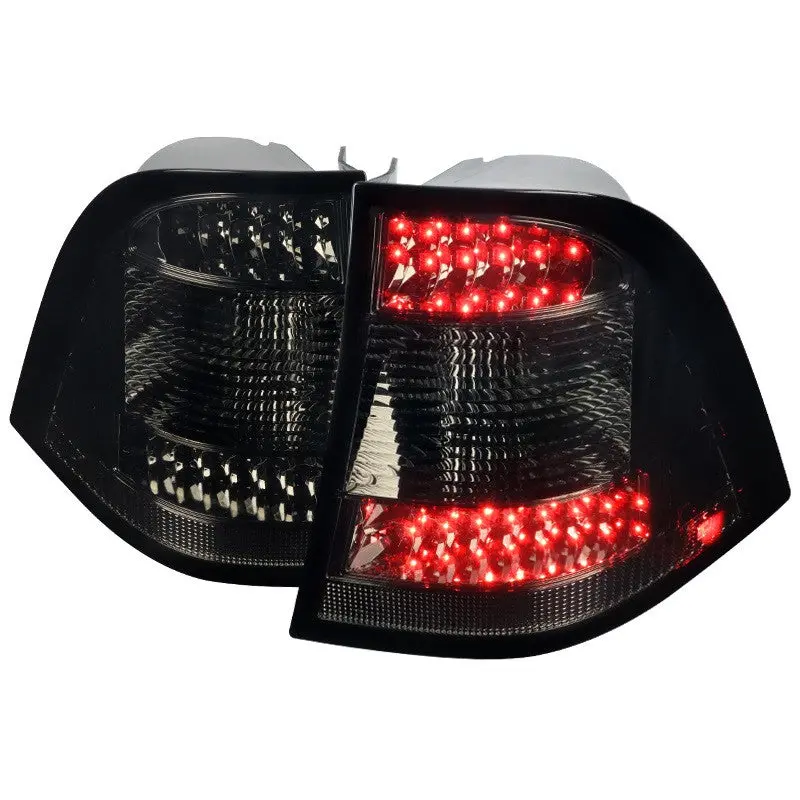 Spec-D 98-05 Mercedez M Class W163 Led Tail Lights Chrome/Smoked 1