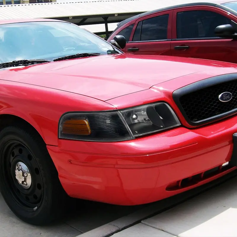 Spec-D 98-11 Ford Crown Victoria Headlights Black Corner Lights 2