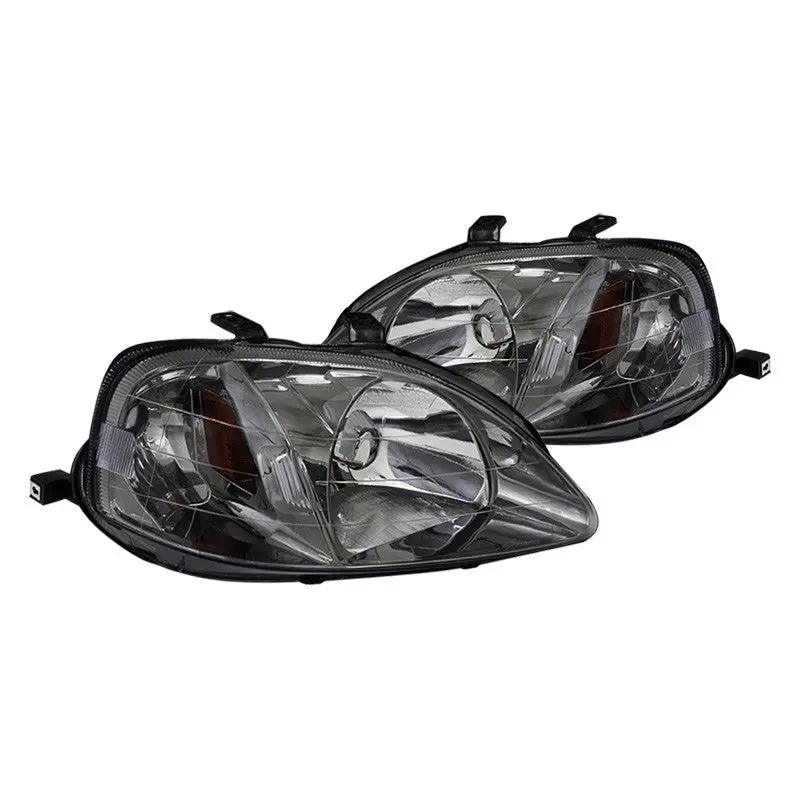 Spec-D 99-00 Honda Civic Jdm Black V2 Headlights 1
