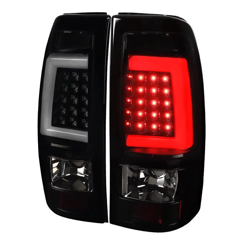 Spec-D 99-02 Silverado 99-06 Gmc Sierra Tail Lights G2 Black/Smoked 1