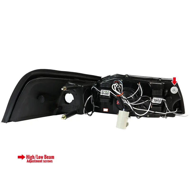 Spec-D 99-04 Ford Mustang Dual Halo Led Projector Headlights 2