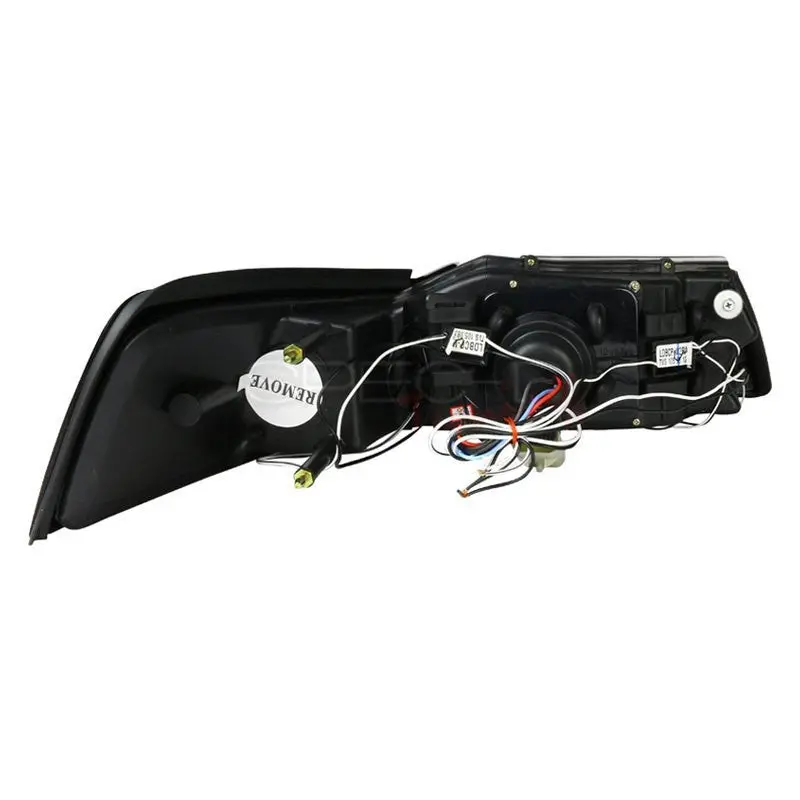 Spec-D 99-04 Ford Mustang Halo Projector Headlights Chrome 2