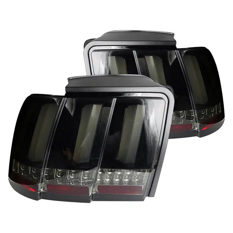 Spec-D 99-04 Ford Mustang Sequential Led Tail Lights Red/Smoked 1