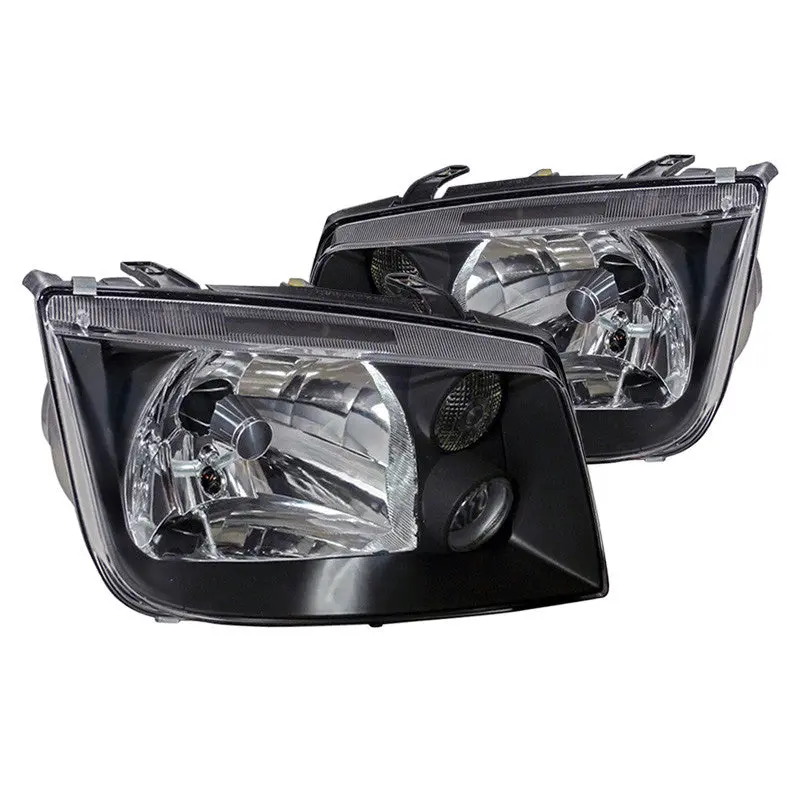 Spec-D 99-04 Vw Jetta Black Headlights Smoked Lens H4 Type 1