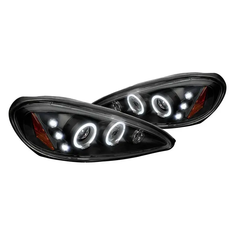 Spec-D 99-05 Pontiac Grand Am Halo Projector Headlights Black 1