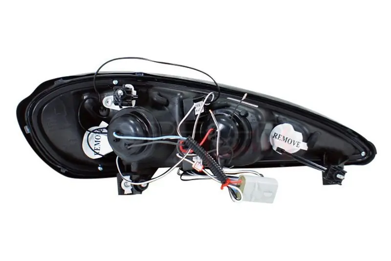 Spec-D 99-05 Pontiac Grand Am Halo Projector Headlights Black 2