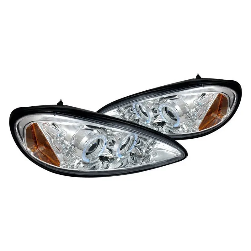 Spec-D 99-05 Pontiac Grand Am Halo Projector Headlights Chrome 1