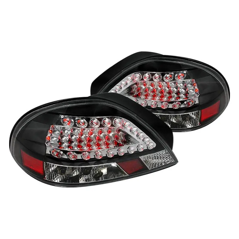 Spec-D 99-05 Pontiac Grand Am Led Tail Lights Black 1