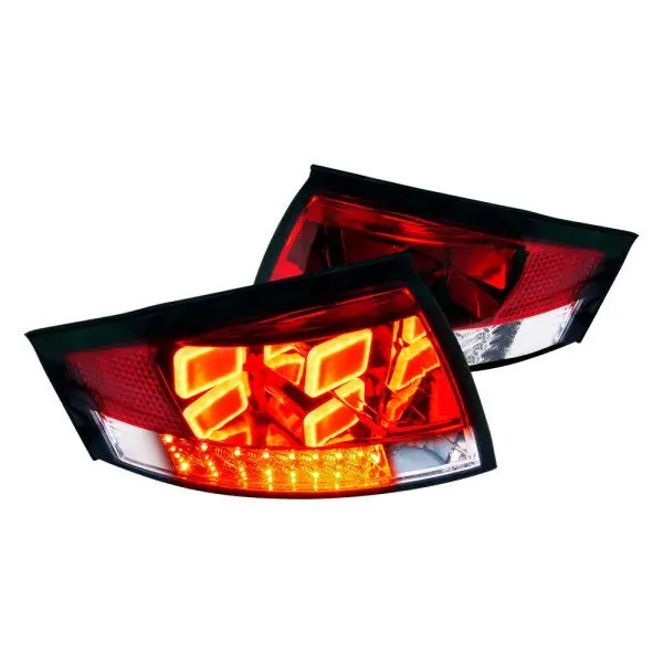 Spec-D 99-06 Audi Tt Led Tail Lights V2 Red Clear 1