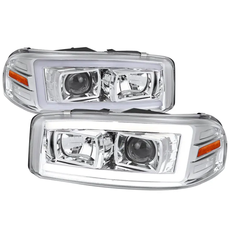 Spec-D 99-06 Gmc Sierra/Yukon Headlights Dual Projector Sequential. 1