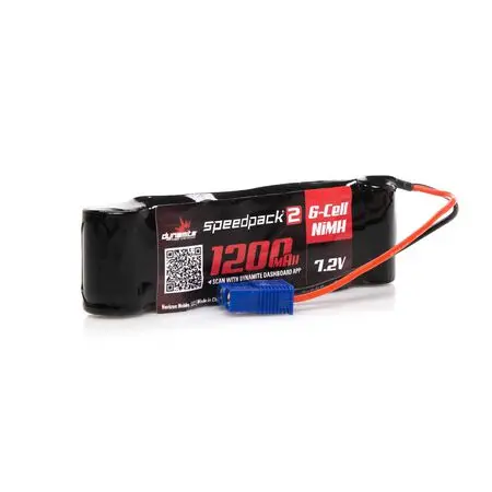 Speedpack2 7.2V 1200Mah 6C Nimh, Long, Mini-S 1