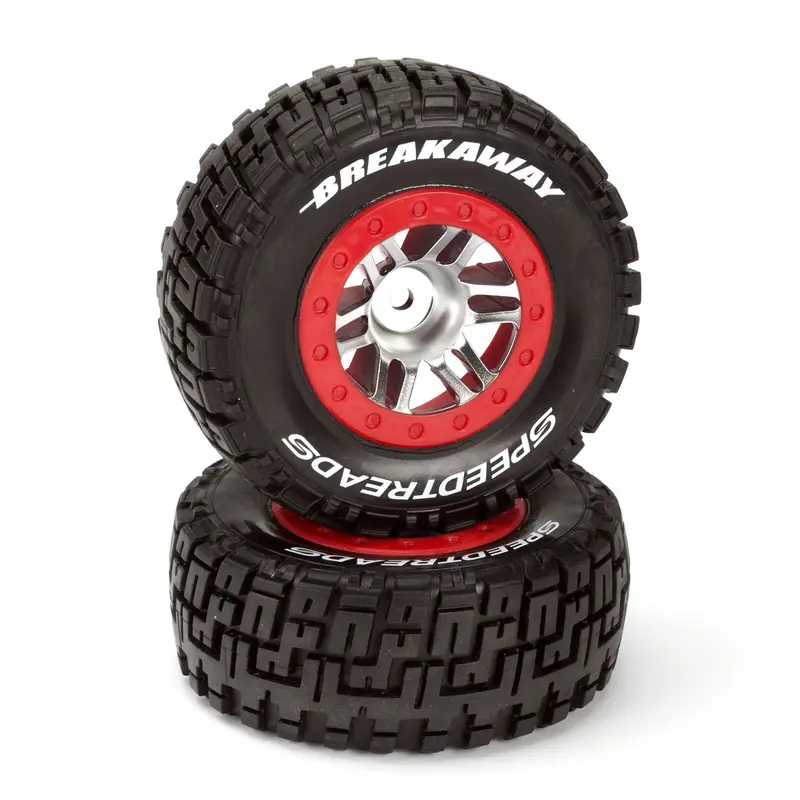 Speedtreads Breakaway Sc Tires Front Mounted (2): Traxxas Slash 1