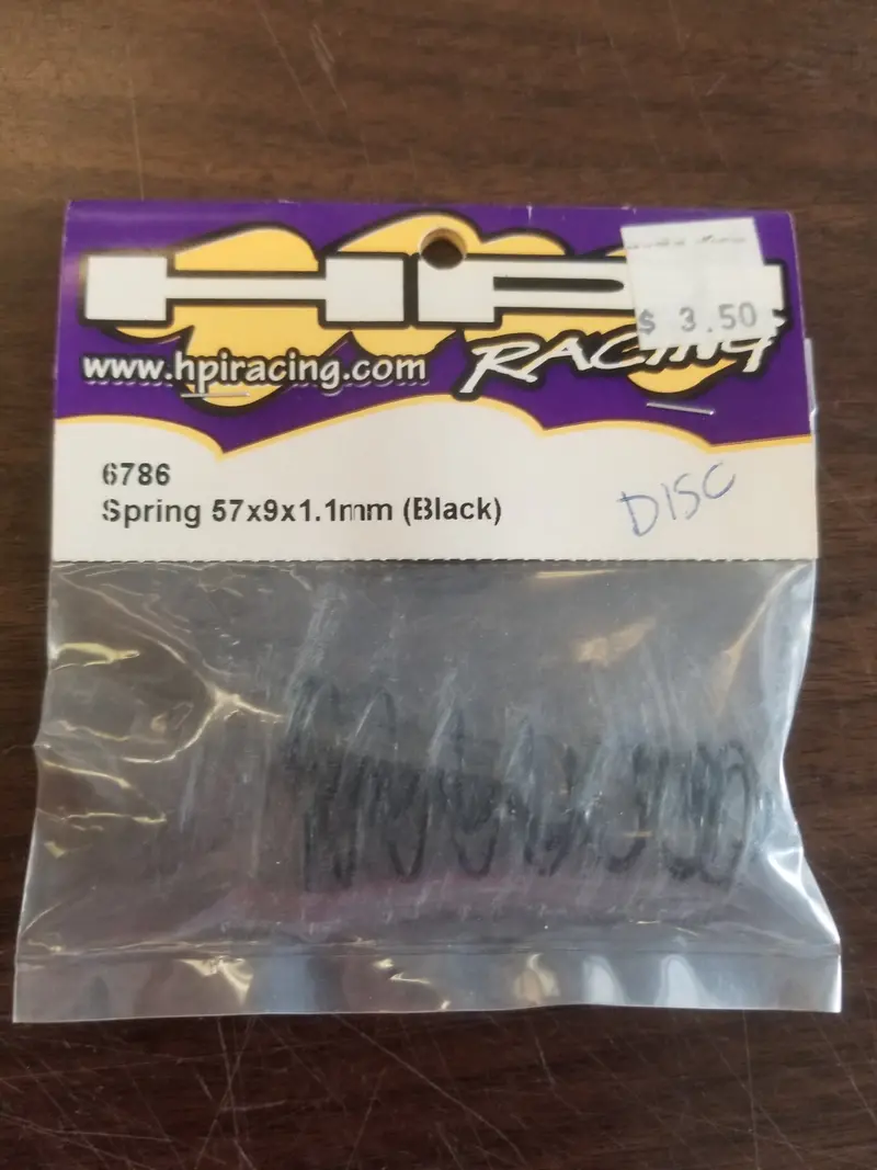 Spring 57X9x1.1Mm (Black) 1