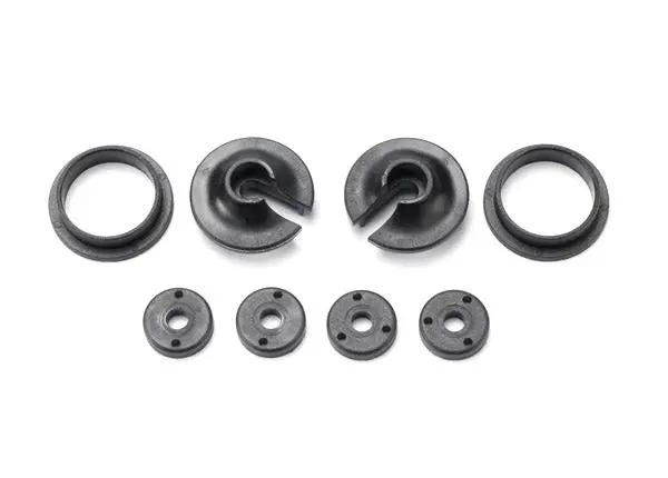 Spring Retainers, Upper & Lower (2)/ Piston Head Set (2-Hole (2)/ 3-Hole (2)) 1