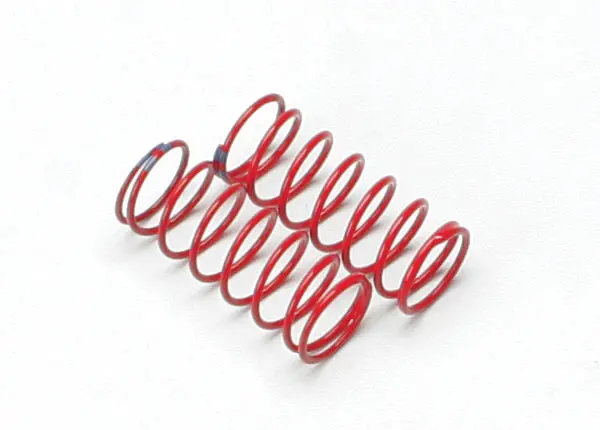 Spring, Shock (Red) (Gtr) (1.6 Rate Double Blue Stripe) (1 Pair) 1