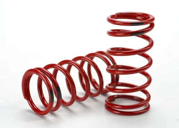 Spring, Shock (Red) (Gtr) (4.4 Rate Black) (1 Pair) 1