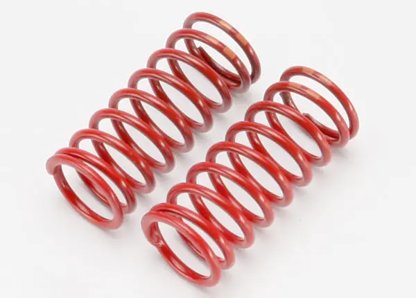 Spring, Shock (Red) (Long) (Gtr) (5.4 Rate Double Orange Stripe) (1 Pair) 1