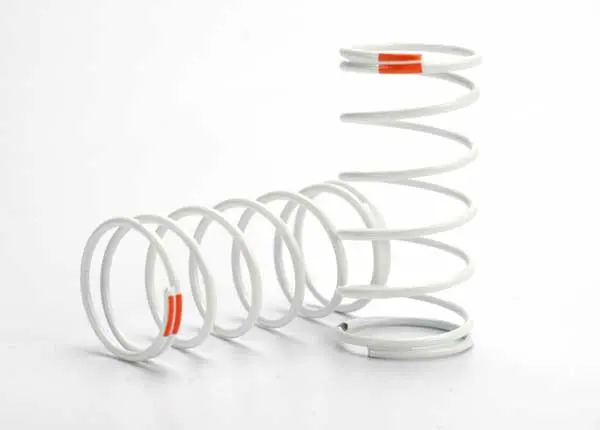 Spring, Shock (White) (Gtr) (Front) (0.9 Rate Orange) (1 Pair) 1