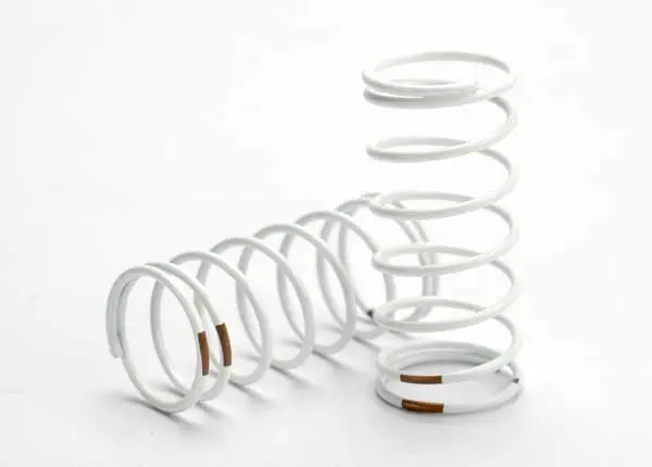 Spring, Shock (White) (Gtr) (Rear) (1.0 Rate Tan) (1 Pair) 1