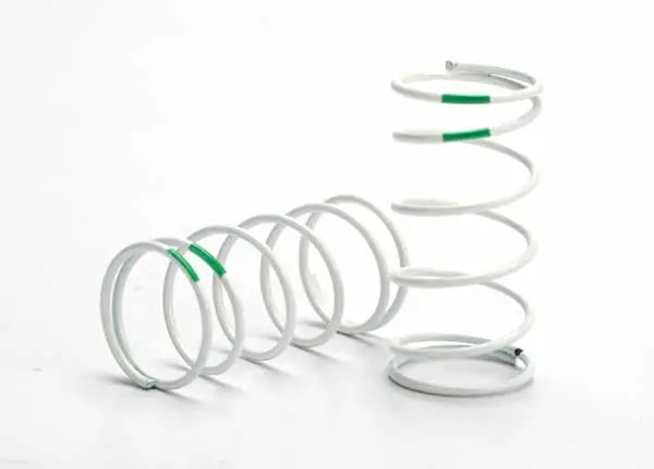 Spring, Shock (White) (Gtr) (Std. Front) (1.1 Rate Green) (1 Pair) 1