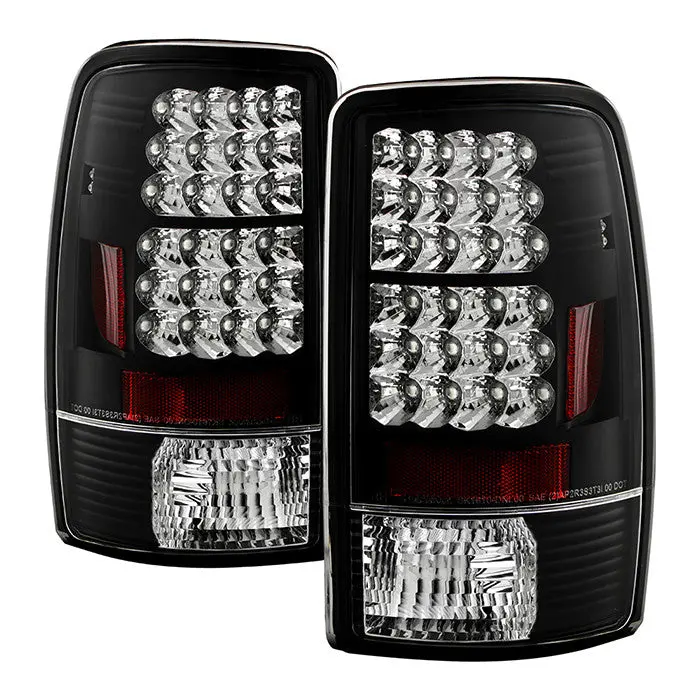 Spyder 00-06 Chevy Suburban Tahoe 1500 2500 Led Tail Lights Black 1