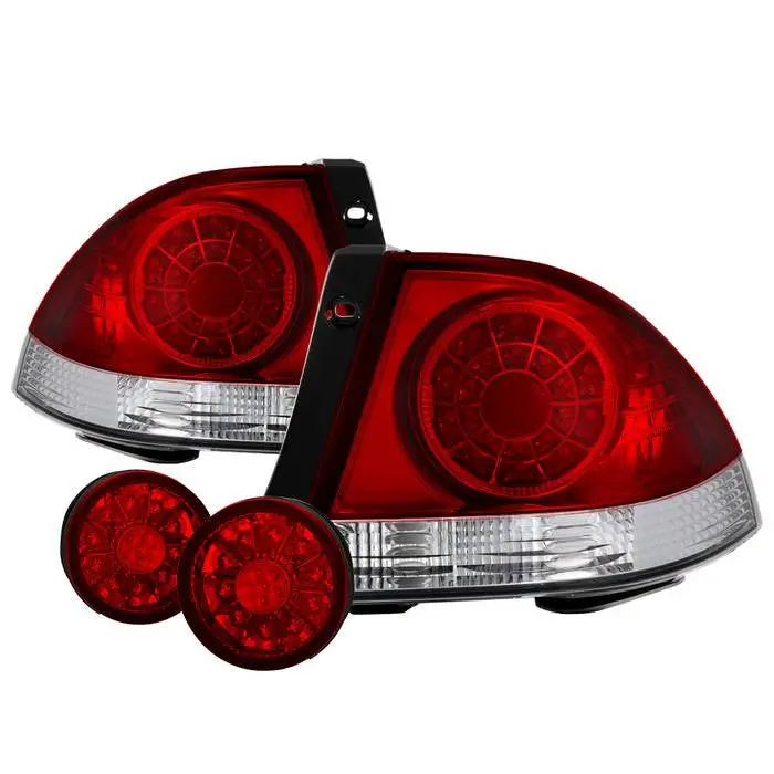 Spyder 01-03 Lexus Is300 Trunk Led Tail Lights Red 1