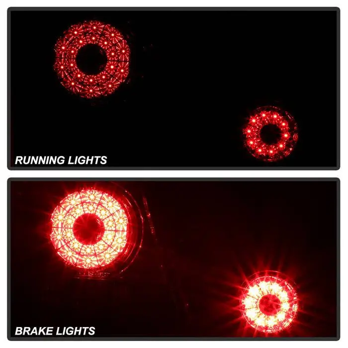 Spyder 01-03 Lexus Is300 Trunk Led Tail Lights Red 2