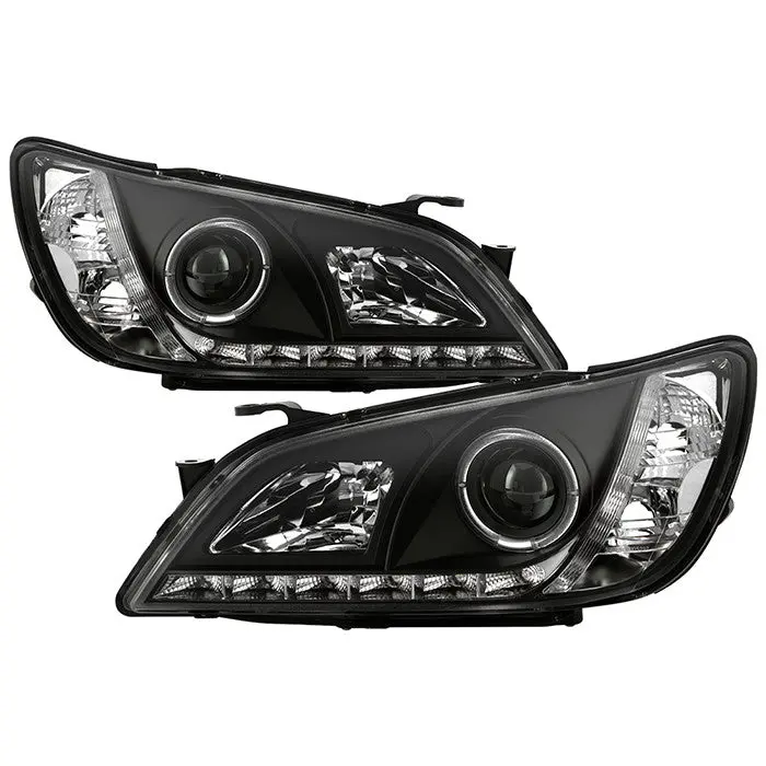 Spyder 01-05 Lexus Is300 Projector Headlights Black Oem Xenon 1
