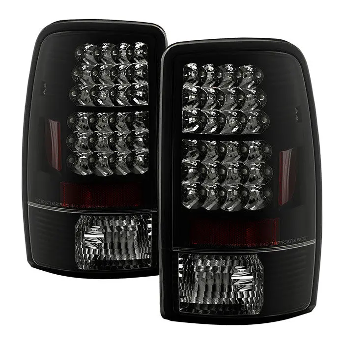 Spyder 01-06 Gmc Yukon Denali Xl Led Tail Lights Smoked 1