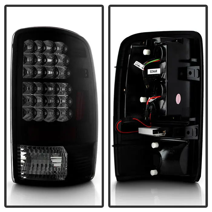 Spyder 01-06 Gmc Yukon Denali Xl Led Tail Lights Smoked 2