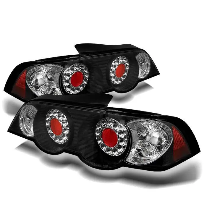 Spyder 02-04 Acura Rsx Led Tail Lights Black 1