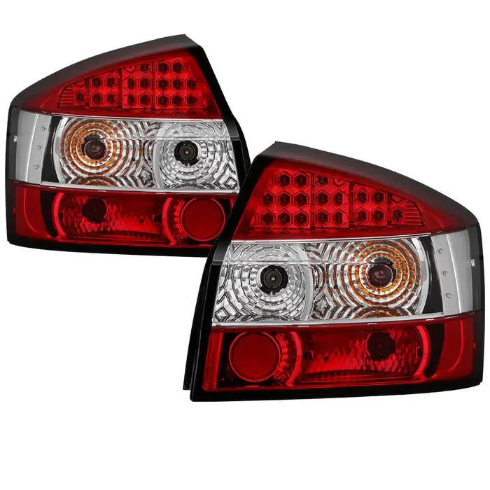 Spyder 02-05 Audi A4 Led Tail Lights Red 1