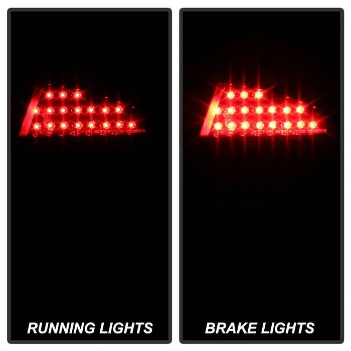 Spyder 02-05 Audi A4 Led Tail Lights Smoked 2