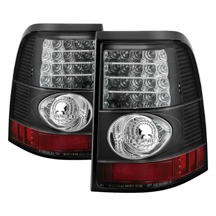 Spyder 02-05 Ford Explorer 4Dr Led Tail Lights Black 1