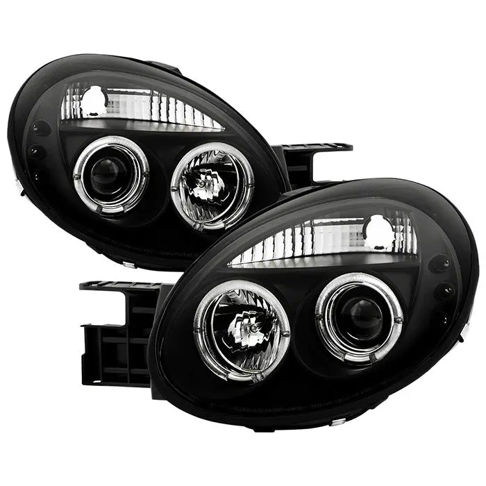 Spyder 03-05 Dodge Neon Projector Headlights Black 1