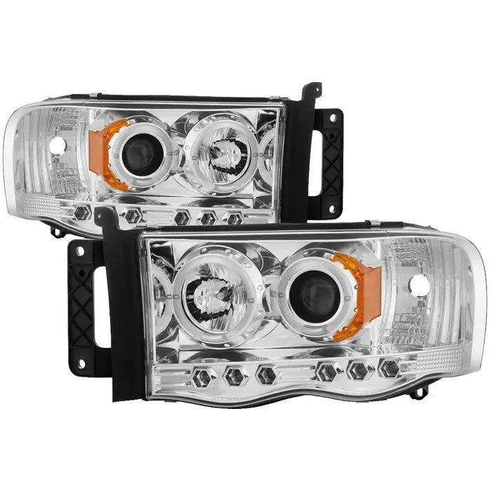 Spyder 03-05 Dodge Ram 1500-3500 Projector Headlights Chrome 1