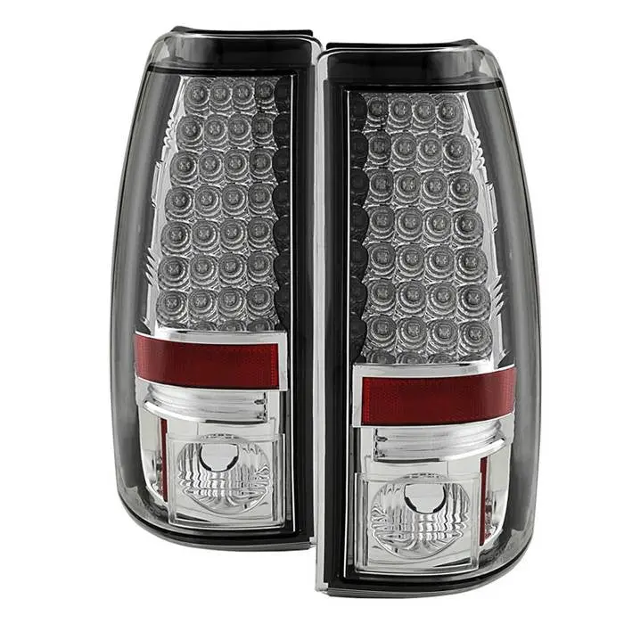 Spyder 03-06 Chevy Silverado 1500 2500 07 Classic Led Tail Lights Chrome 1