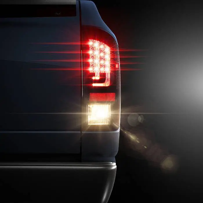 Spyder 03-06 Dodge Ram 1500 2500 3500 V2 Led Tail Lights Black 2