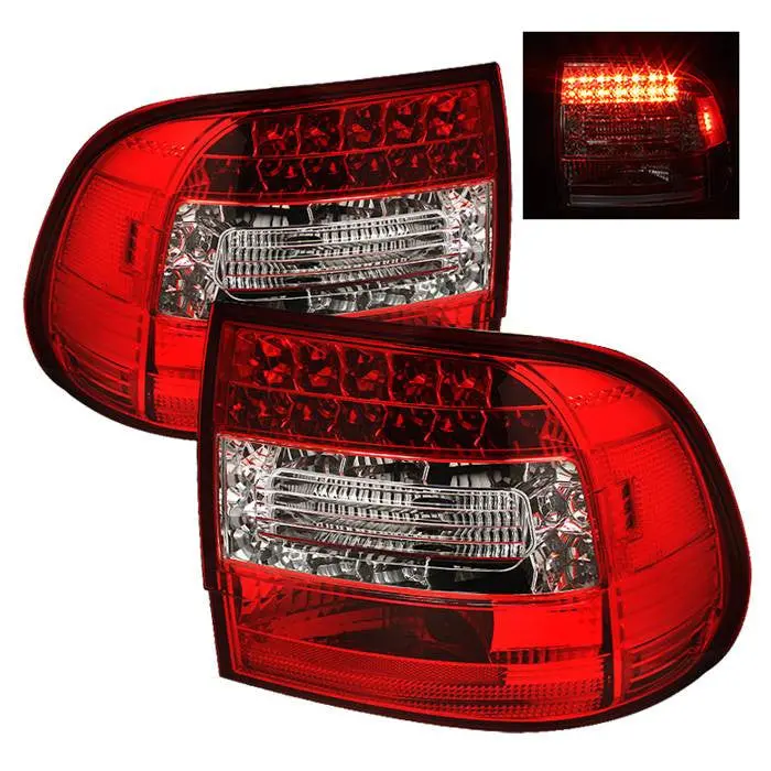 Spyder 03-07 Porsche Cayenne Led Tail Lights Red 1