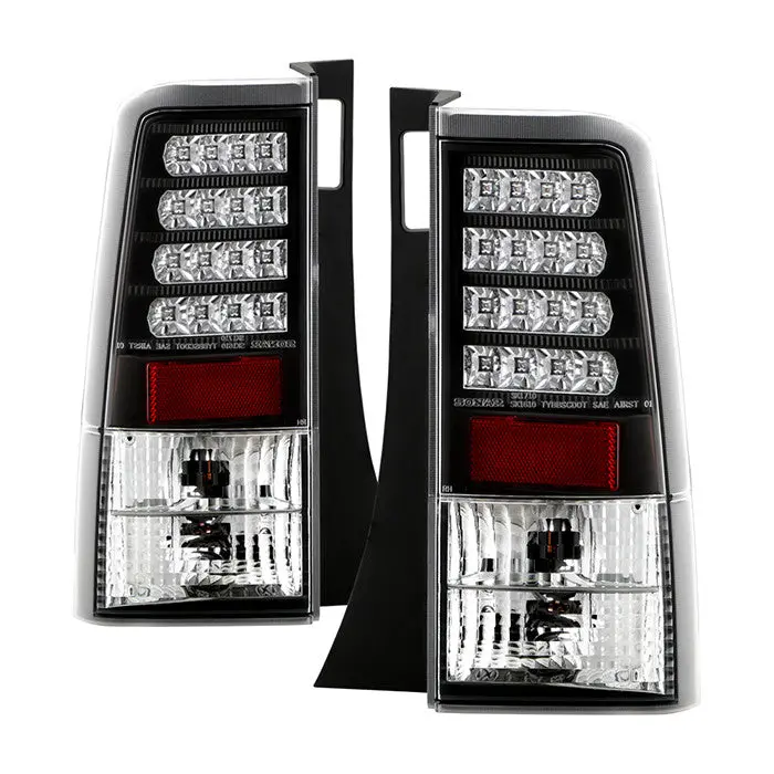 Spyder 03-07 Scion Xb V2 Led Tail Lights Black 1