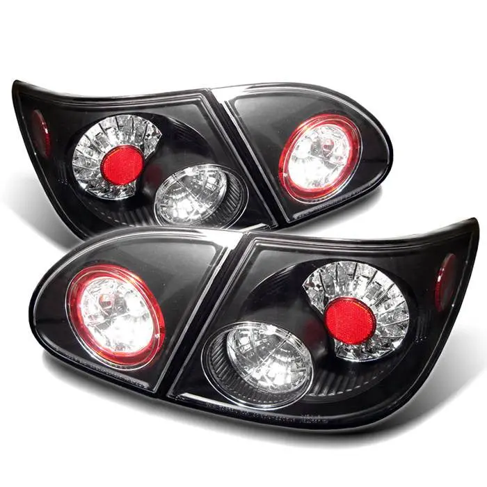 Spyder 03-08 Toyota Corolla Led Tail Lights Black 1