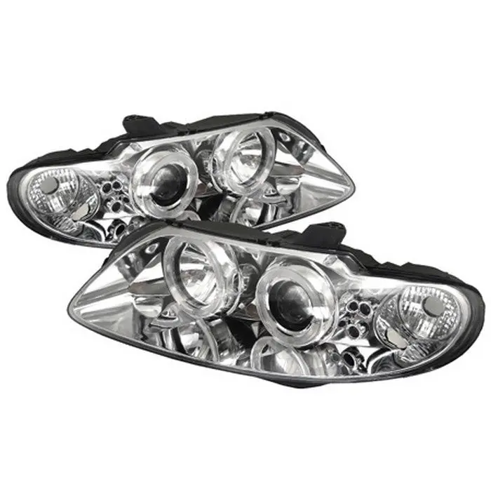 Spyder 04-06 Pontiac Gto Halo Projector Headlights Chrome 1