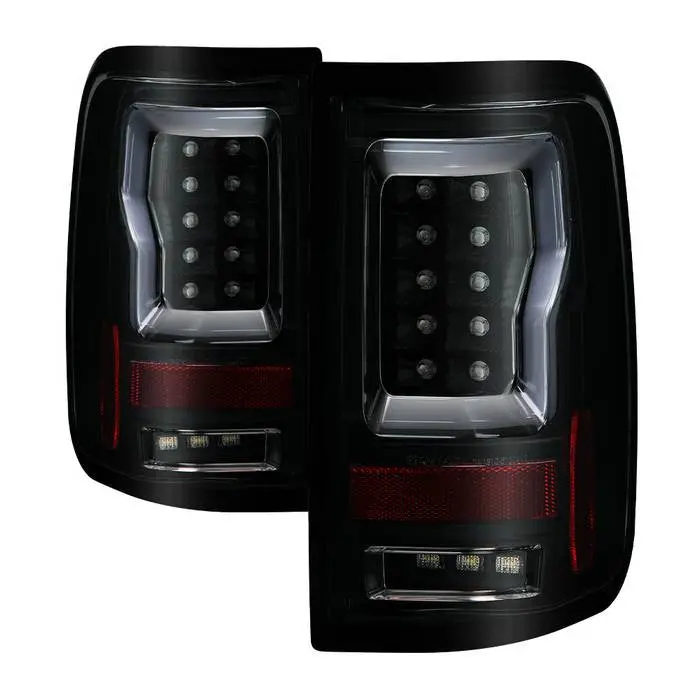 Spyder 04-08 Ford F150 Styleside V2 Tail Lights Led Bar Black Smoked 1