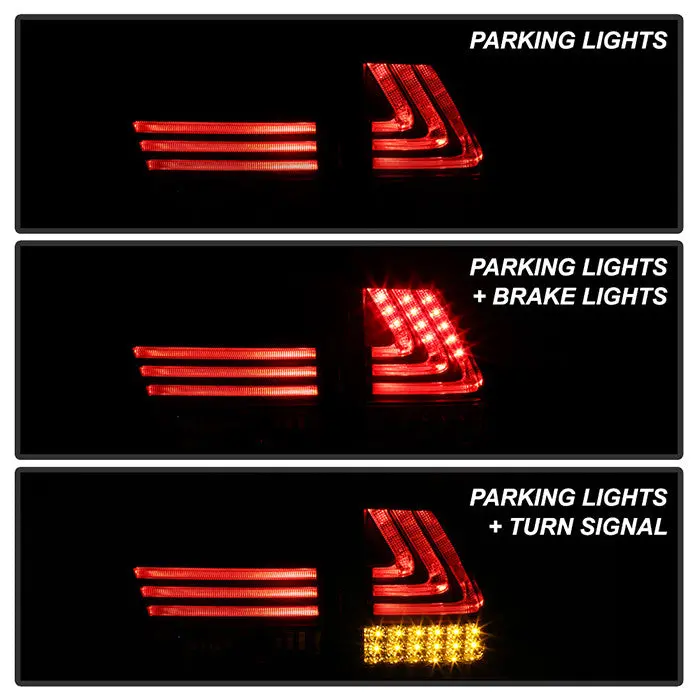Spyder 04-09 Lexus Rx330 Rx350 Led Tail Lights Black 2
