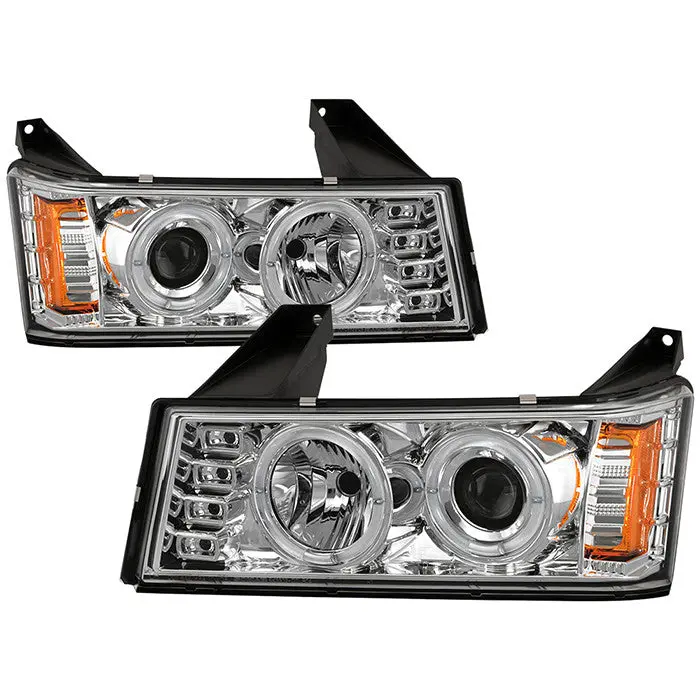 Spyder 04-12 Chevy Colorado Projector Headlights Chrome 1