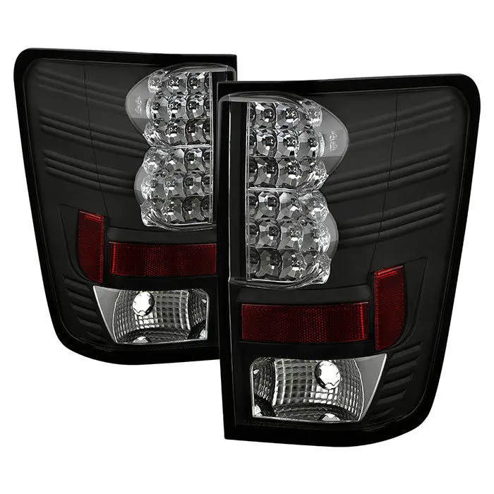 Spyder 04-15 Nissan Titan Led Tail Lights Black 1