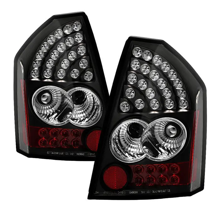 Spyder 05-07 Chrysler 300 Led Tail Lights Black 1